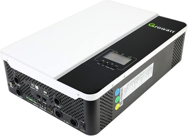 Growatt 5000W SPF5000-ES 48V Hybrid Solar Inverter Built-in MPPT Charger WIFI UK Warranty